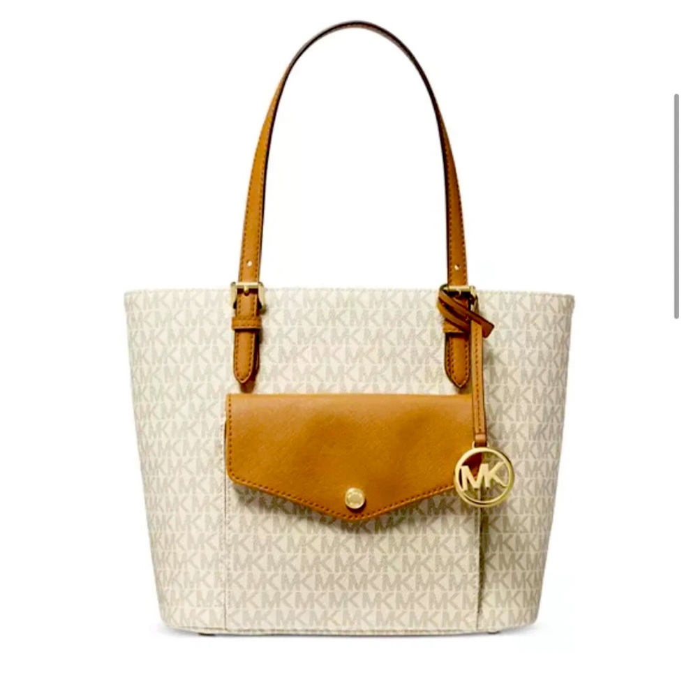 Michael Kors jet set medium pocket tote